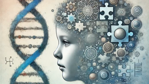 DALL·E-2025-02-27-10.16.44-An-artistic-and-detailed-illustration-representing-Fragile-X-Syndrome.-Th.webp
