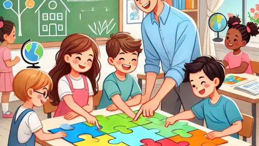 DALL·E-2025-01-02-07.50.20-A-small-group-of-children-with-learning-disabilities-participating-in-a-c.webp